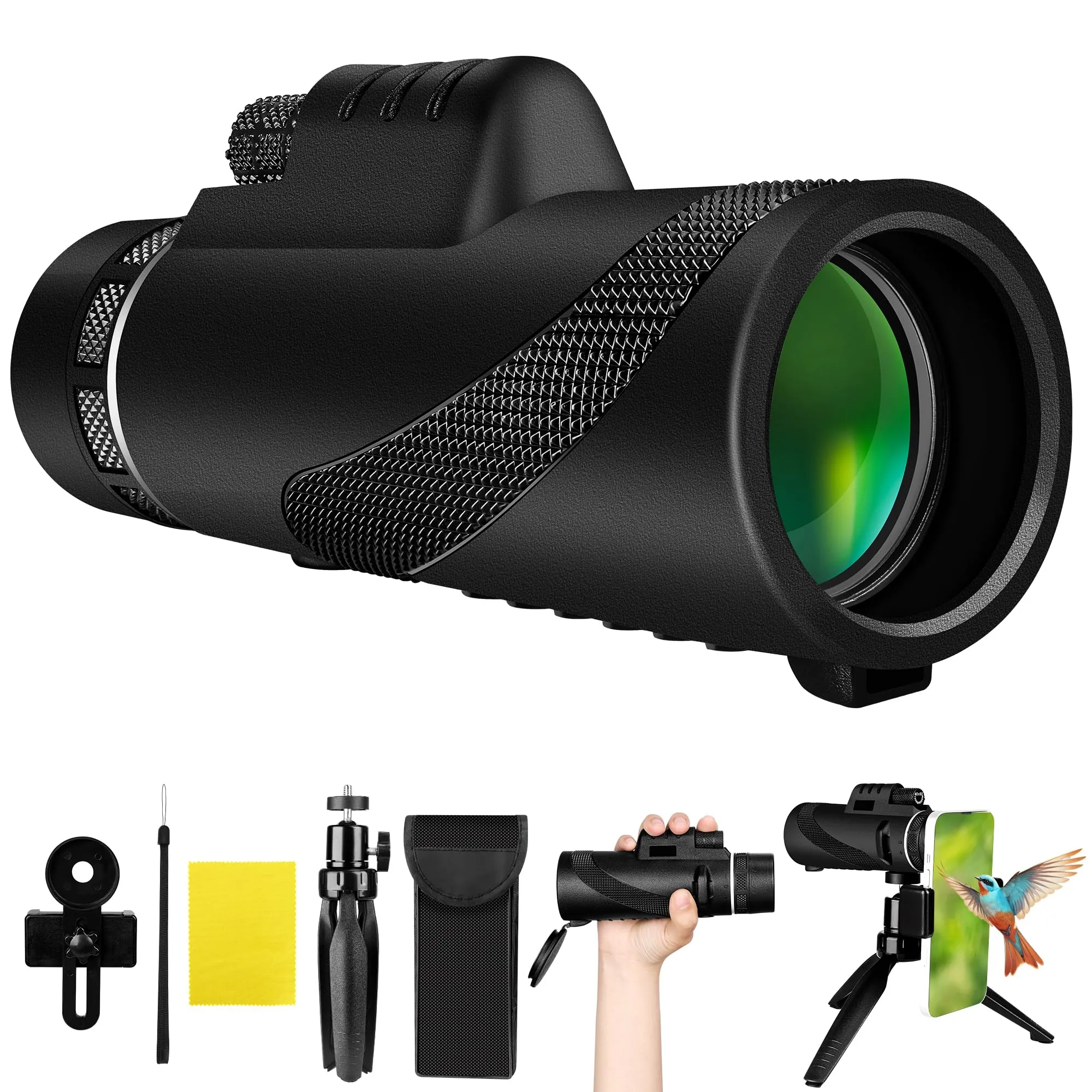 Pankoo 40x60 HD Monocular Scope