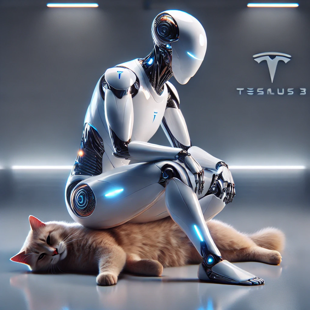 Robot confusing a cat for a cushion